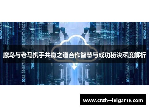 魔鸟与老马携手共赢之道合作智慧与成功秘诀深度解析